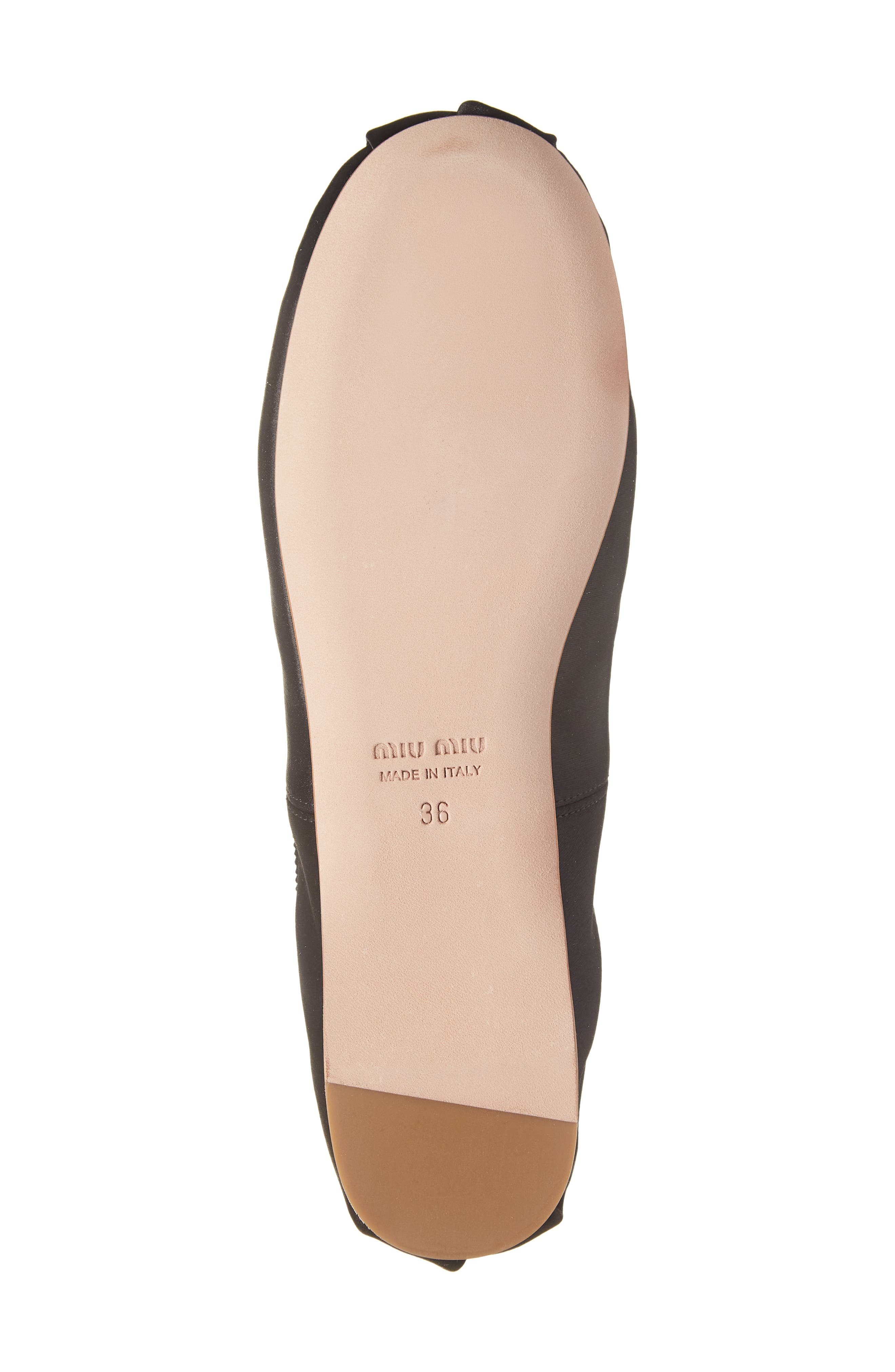 Logo Strap Ballet Flat - 6