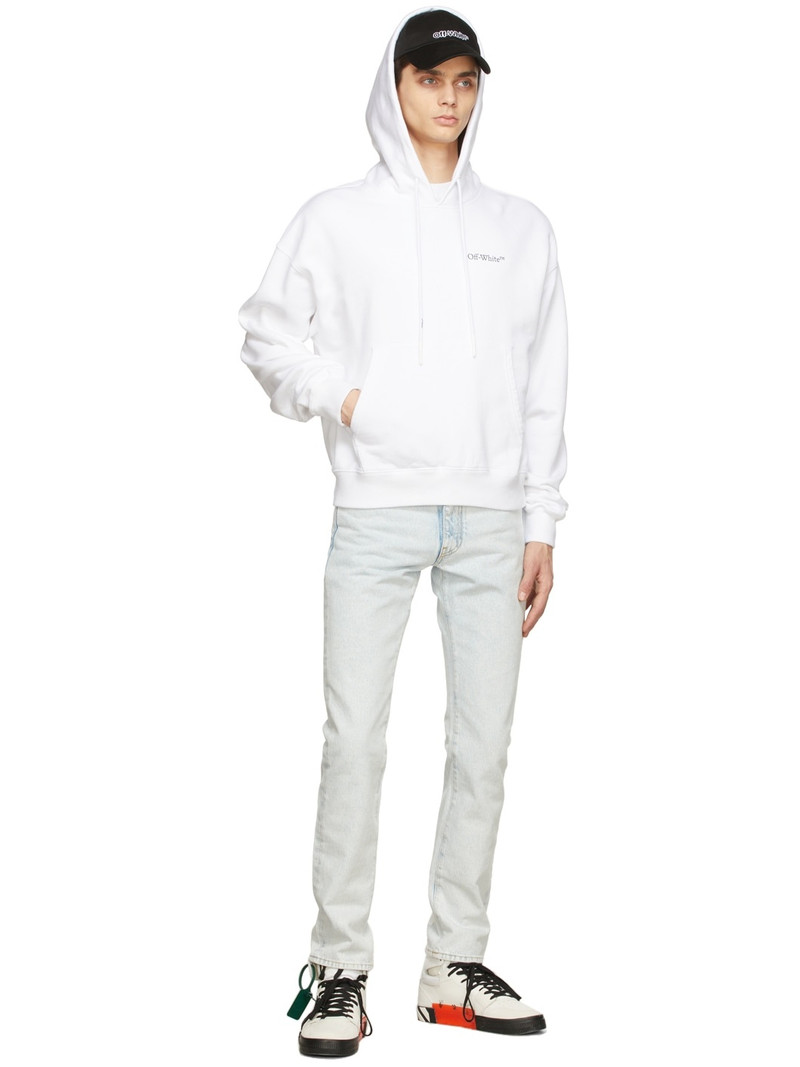 Off-White Blue Diagonal Tab Jeans outlook