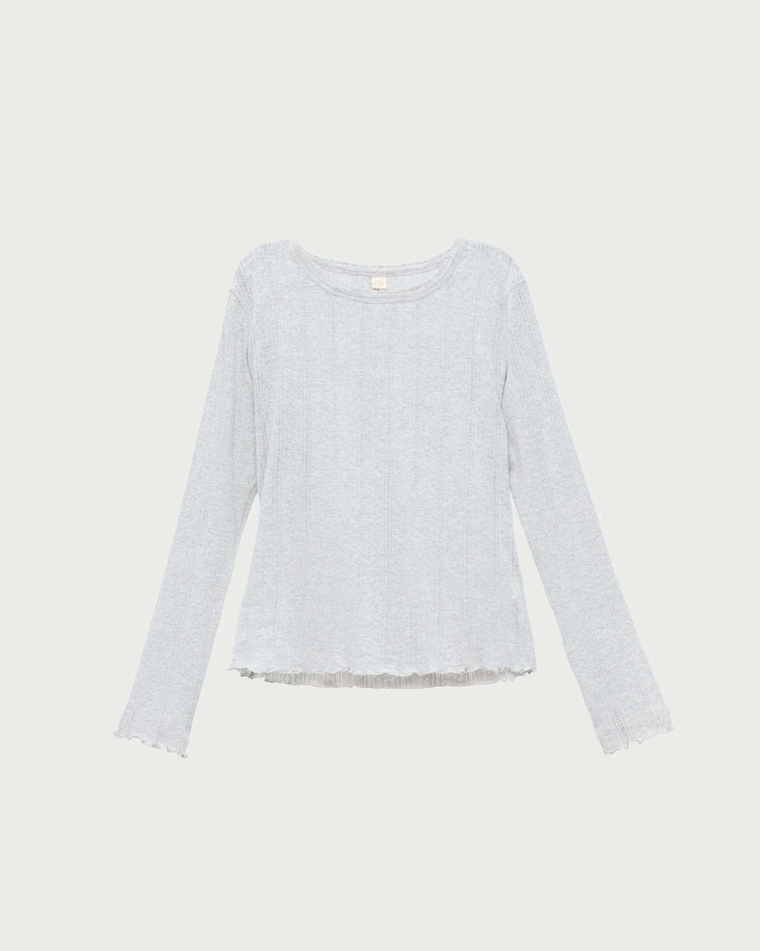 Lolo Pointelle Long-Sleeve Tee - 1
