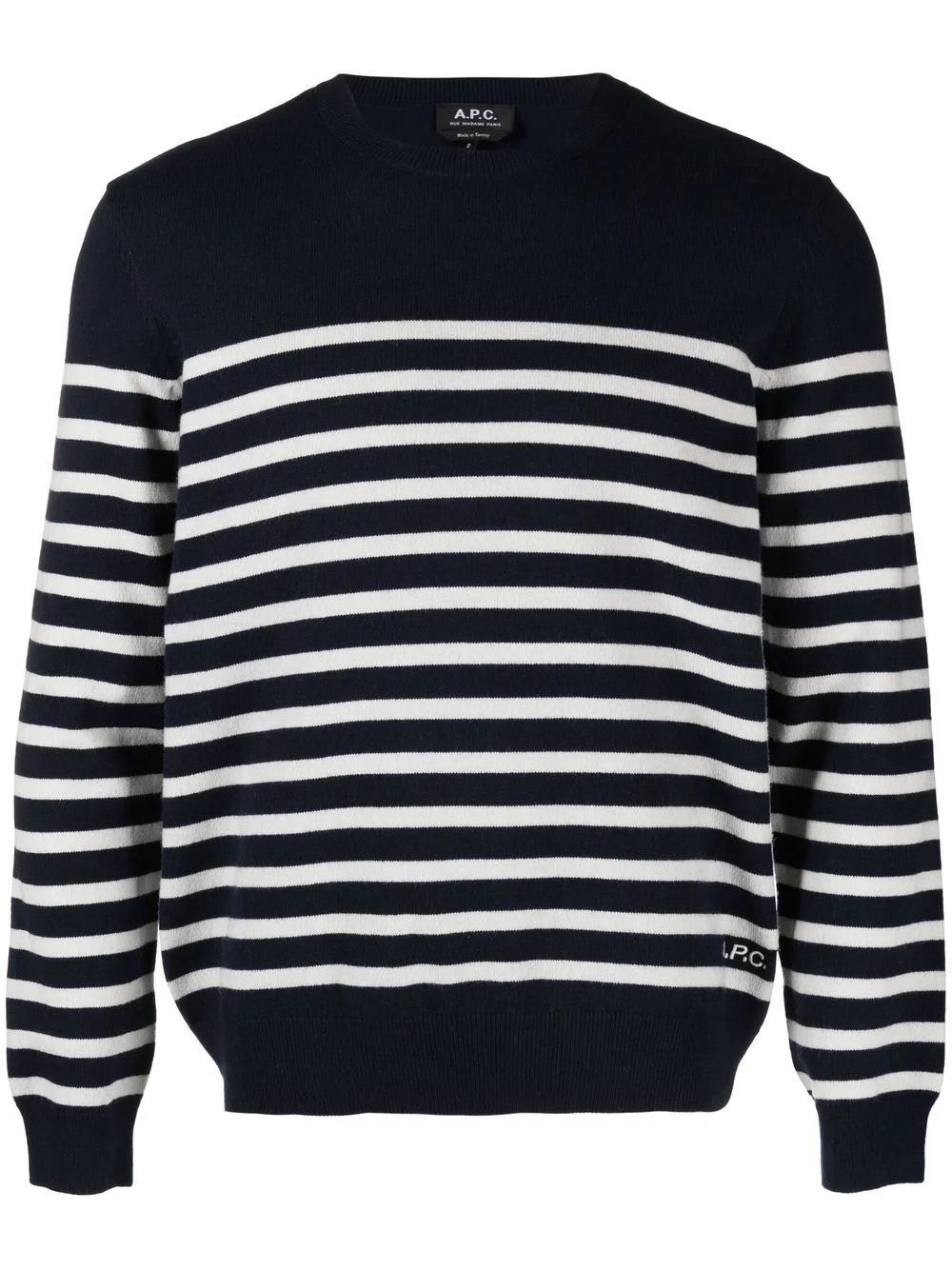 stripe knitted jumper - 1