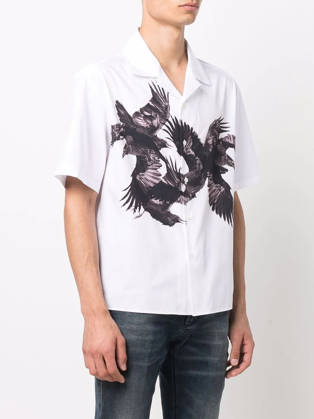 bird print shirt - 3