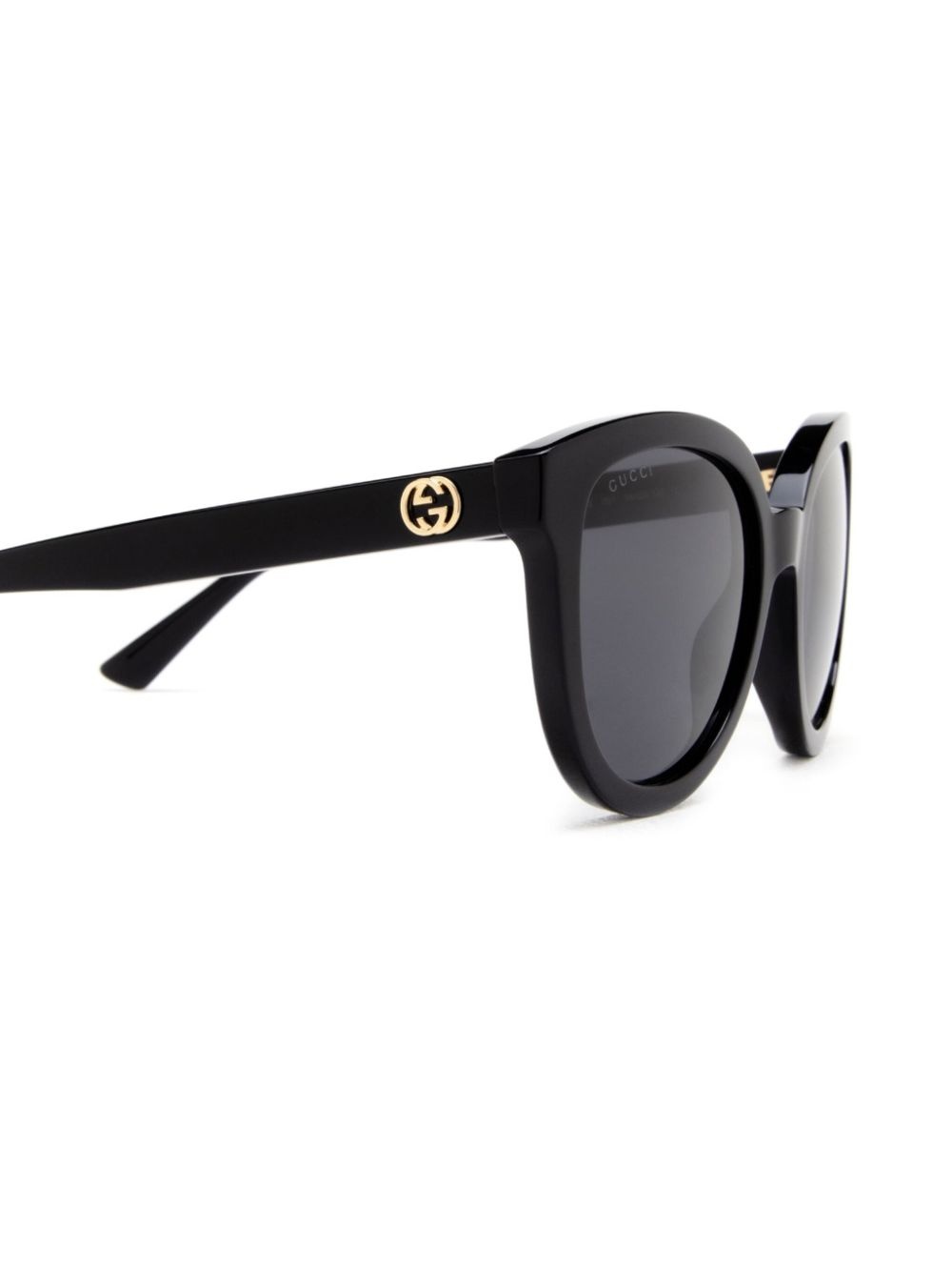 logo-plaque cat-eye sunglasses - 3