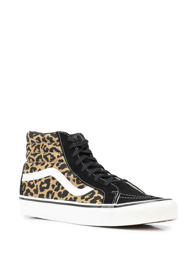 Vans SK8-HI 38 leopard-print sneakers outlook