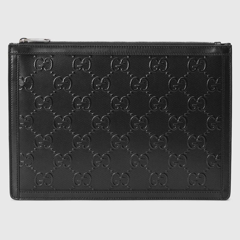 GG embossed pouch 1