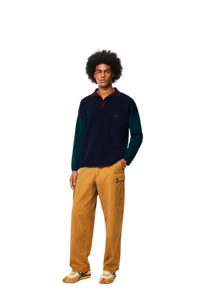 Loewe Polo collar sweater in wool outlook