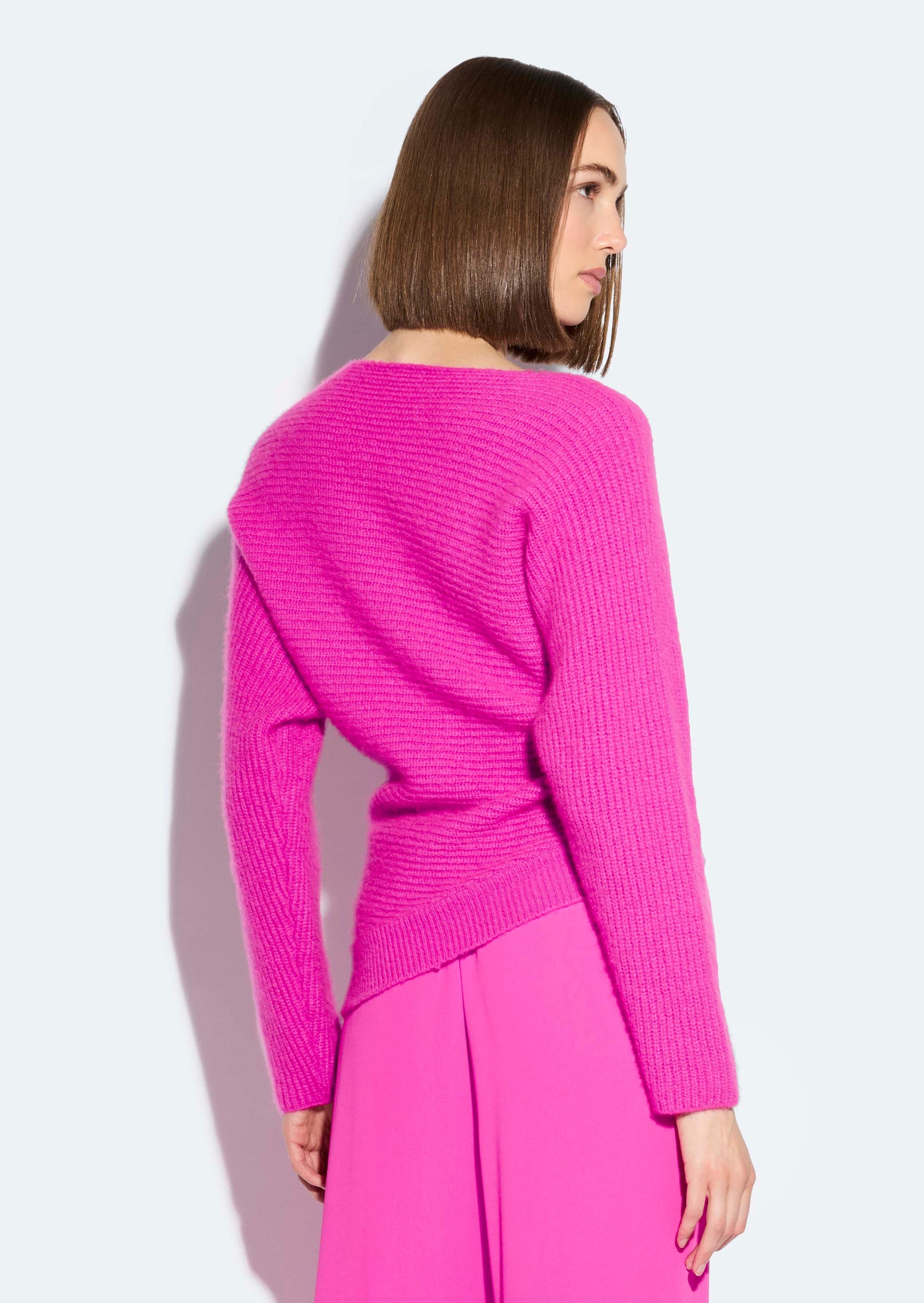 Cashmere Asymmetric Sweater - 3