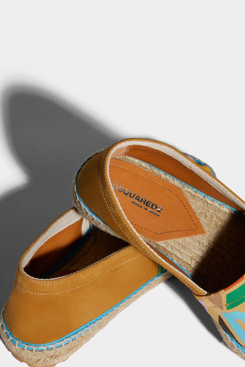 D2 MONOGRAM FLAT ESPADRILLES - 4