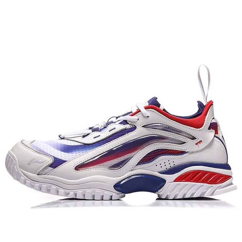 Li-Ning Stylish Shoes 'White Royal Red' AGLN235-2 - 1