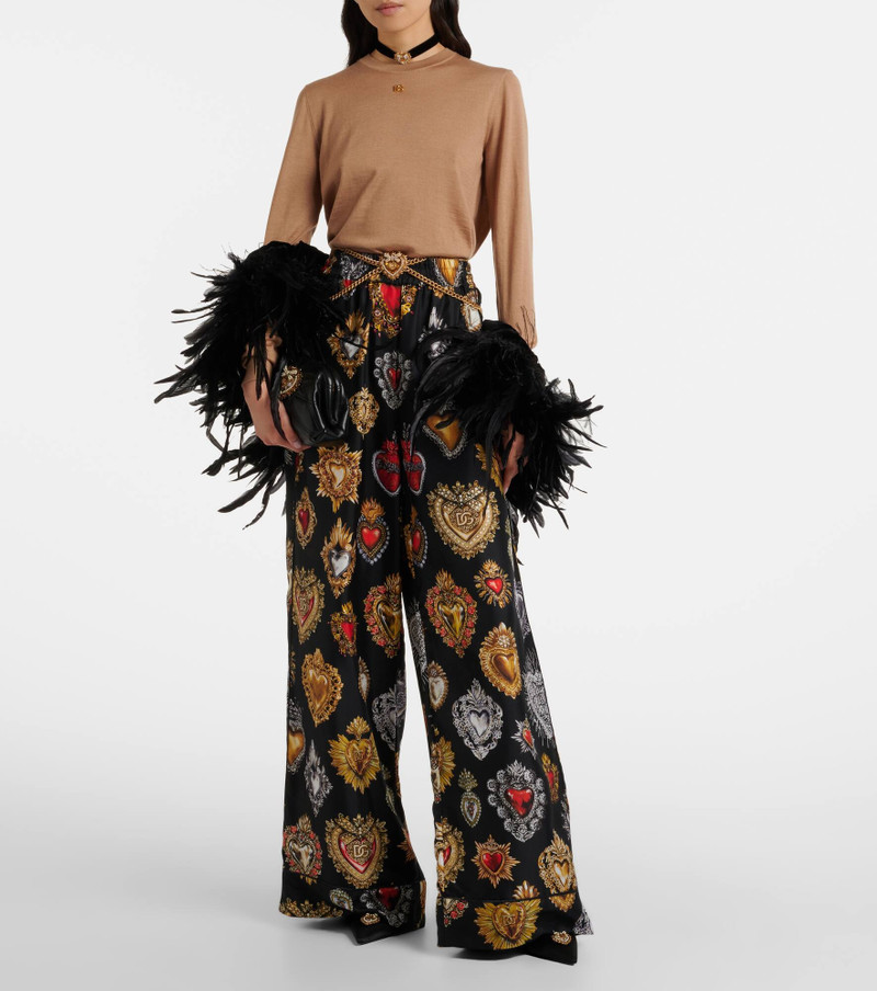 Dolce & Gabbana DG cashmere and silk sweater outlook