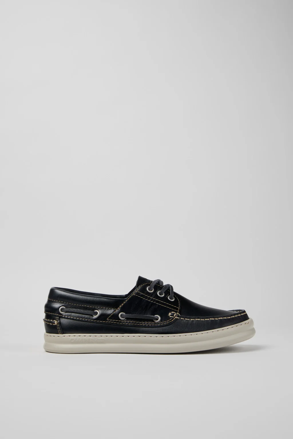 Runner Blue Nubuck Moccasin Shoes for Men. - 1