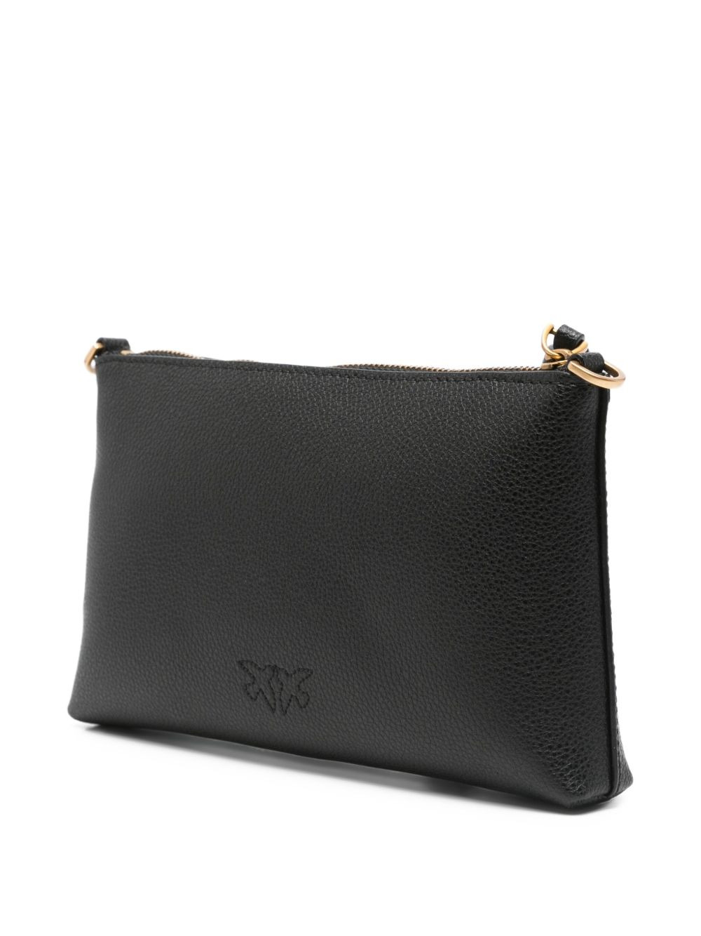 embossed-logo leather cross-body bag - 3