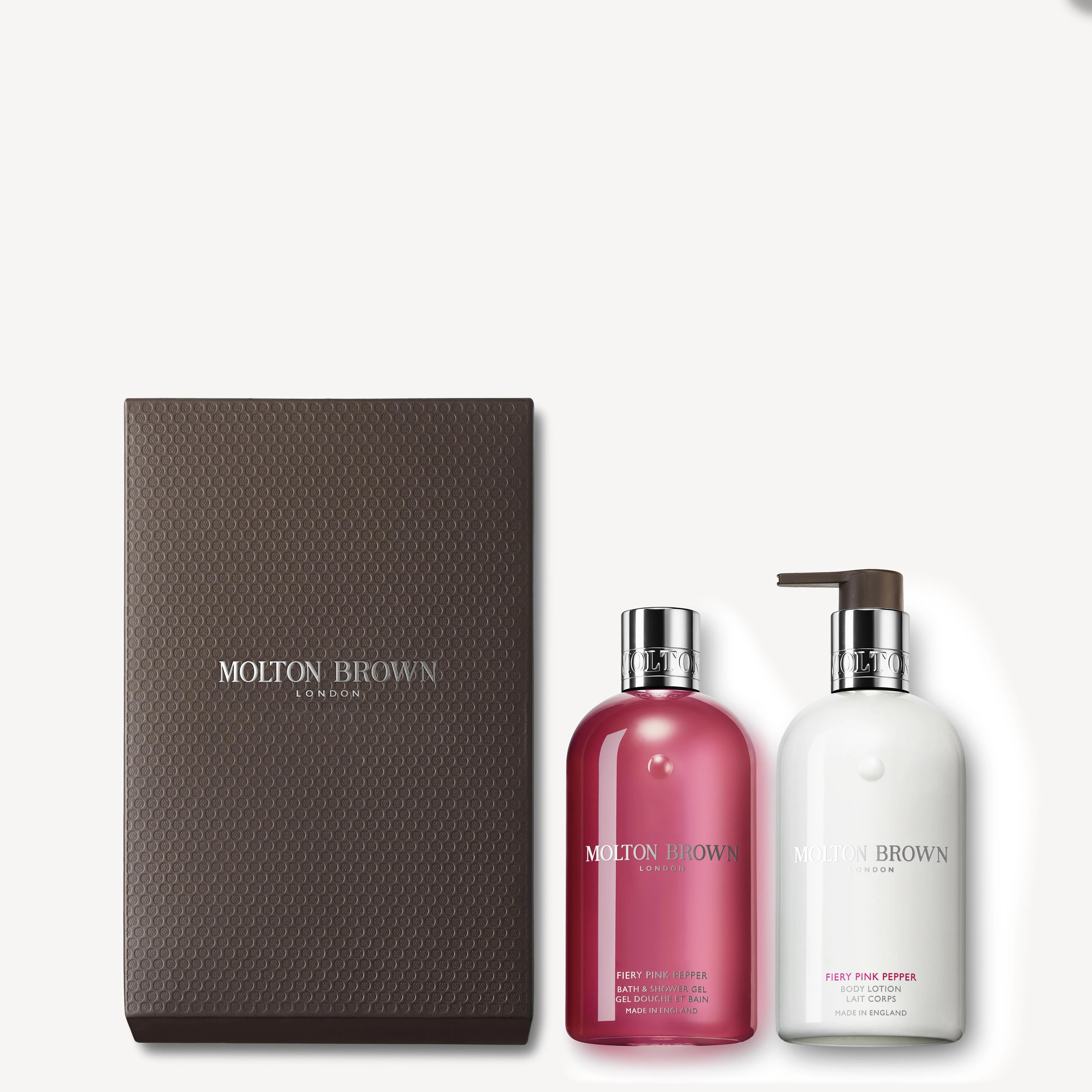 Fiery Pink Pepper Body Wash & Lotion Gift Set - 1