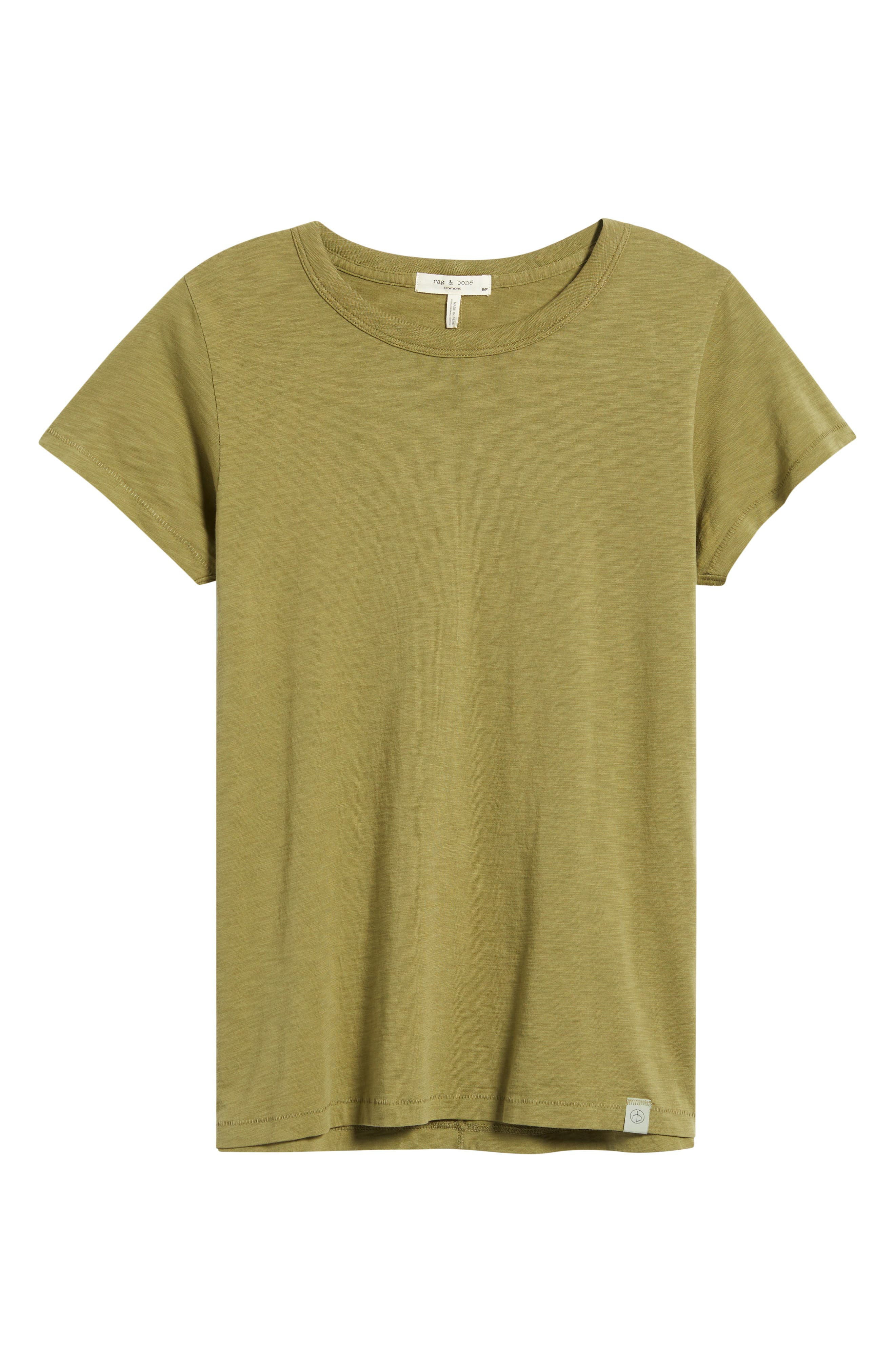 rag & bone The Slub Cotton T-Shirt in Olive at Nordstrom - 5