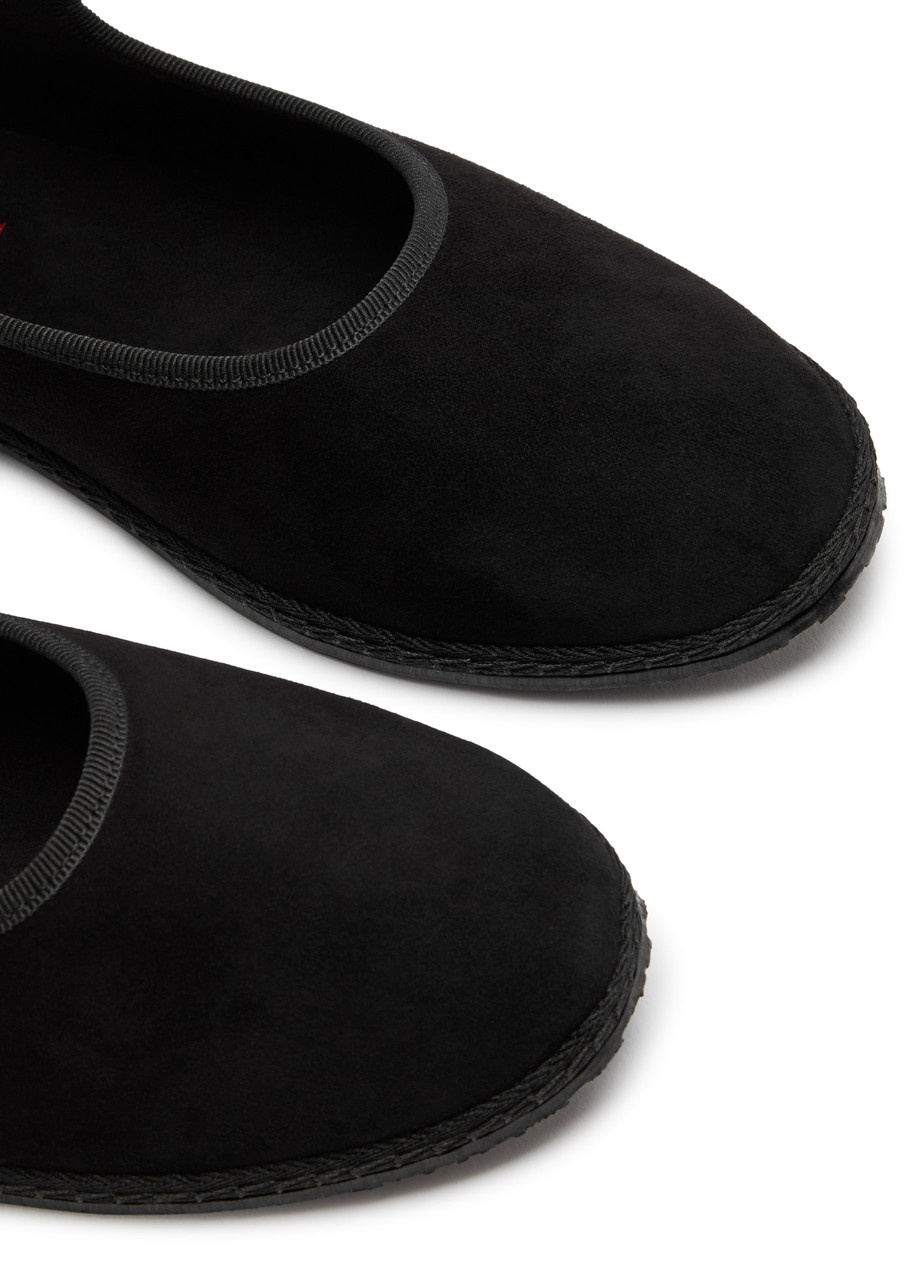 Vibi Venezia Suede Mary Jane Flats - 3