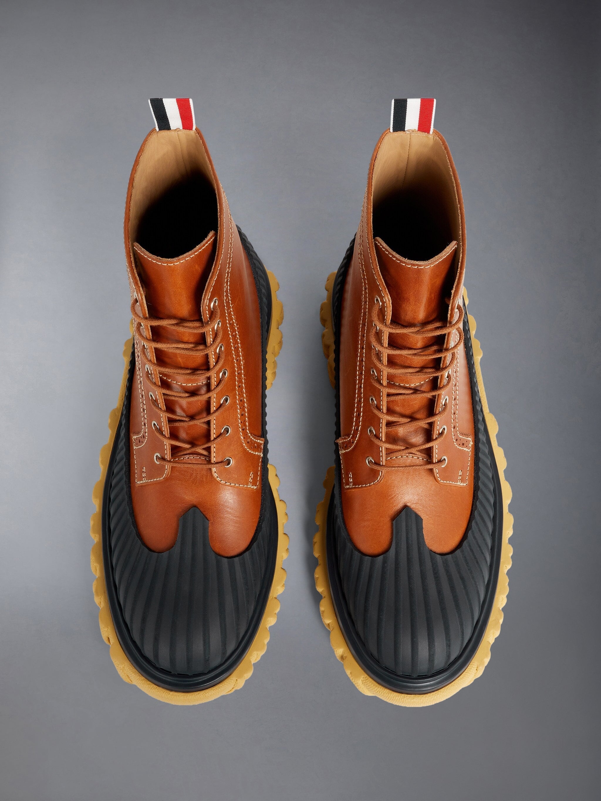 CALF RUBBER SOLE LONGWING DUCK BOOTS - 3