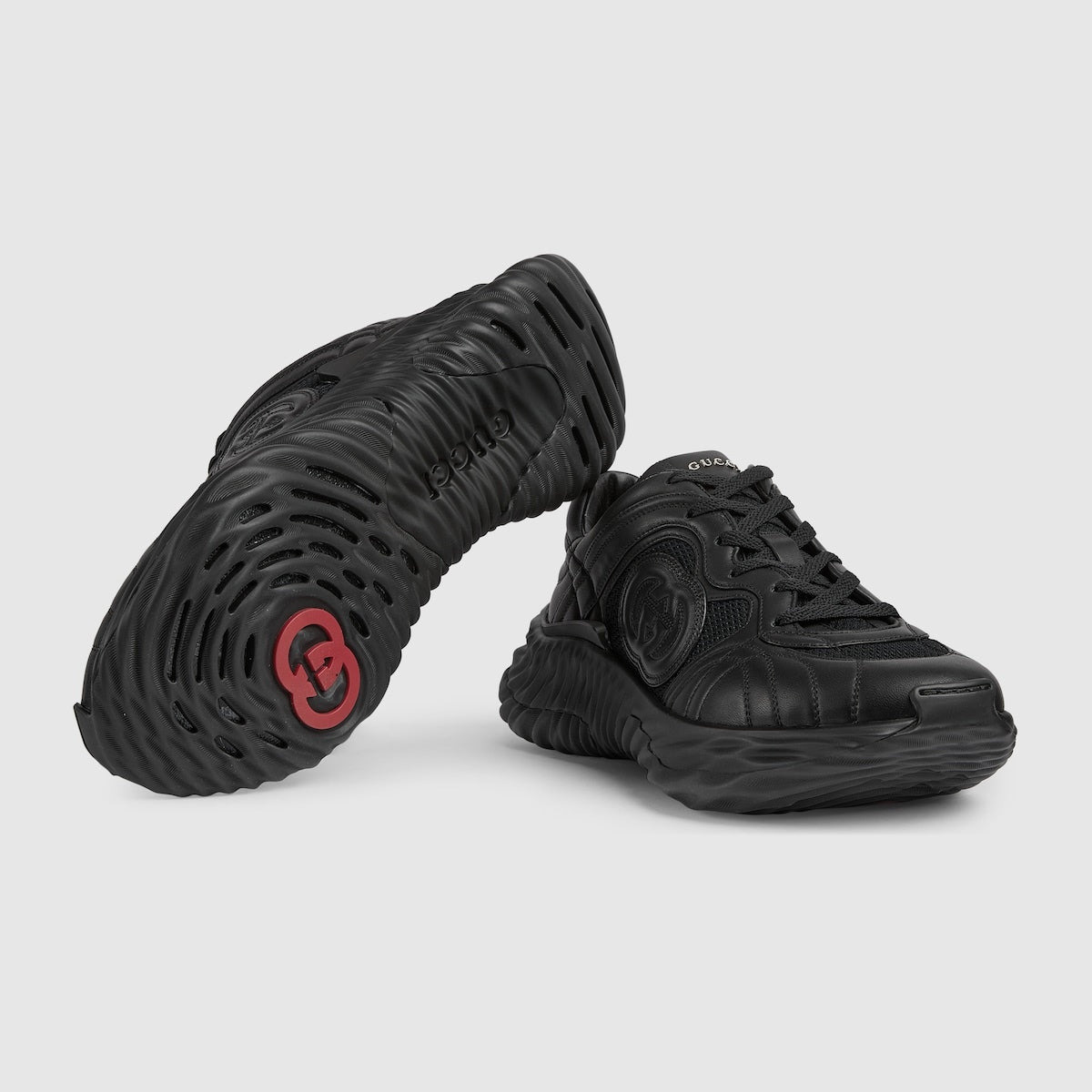 Gucci Interlocking G Ripple Sneakers - 3