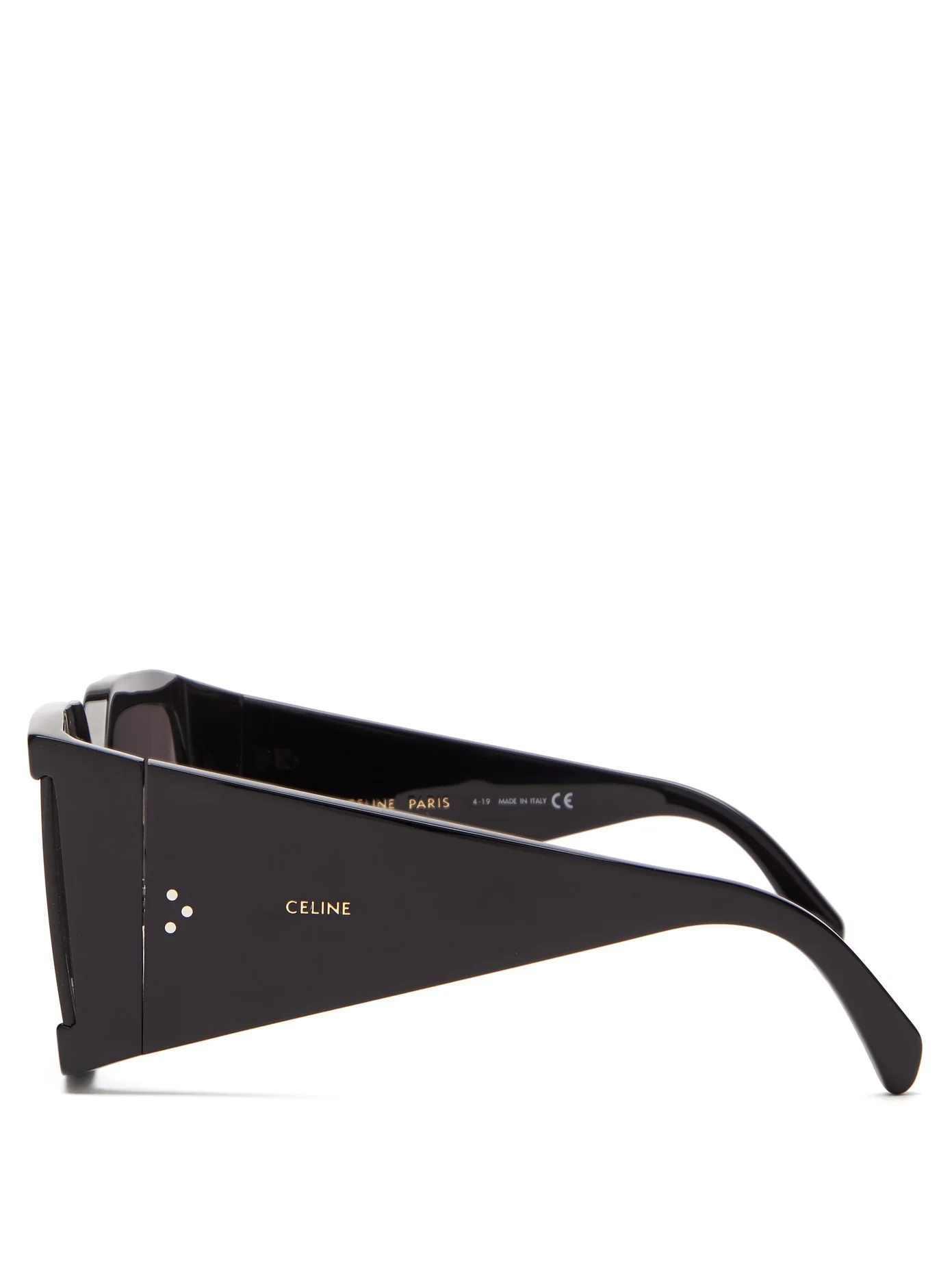 Oversized square acetate sunglasses - 4