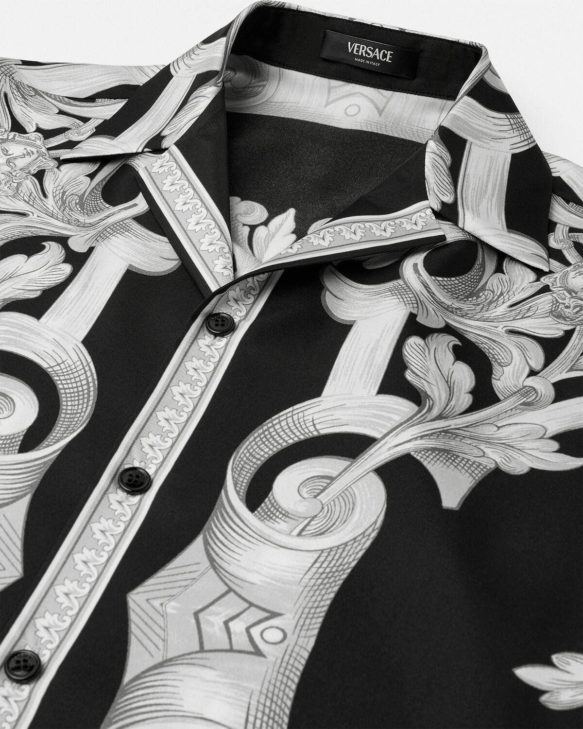 Architectural Baroque Silk Shirt - 2