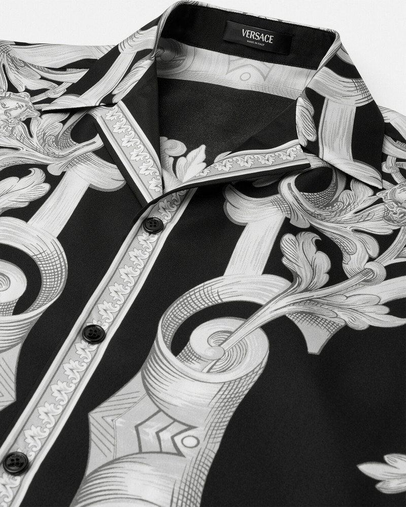 VERSACE Architectural Baroque Silk Shirt outlook