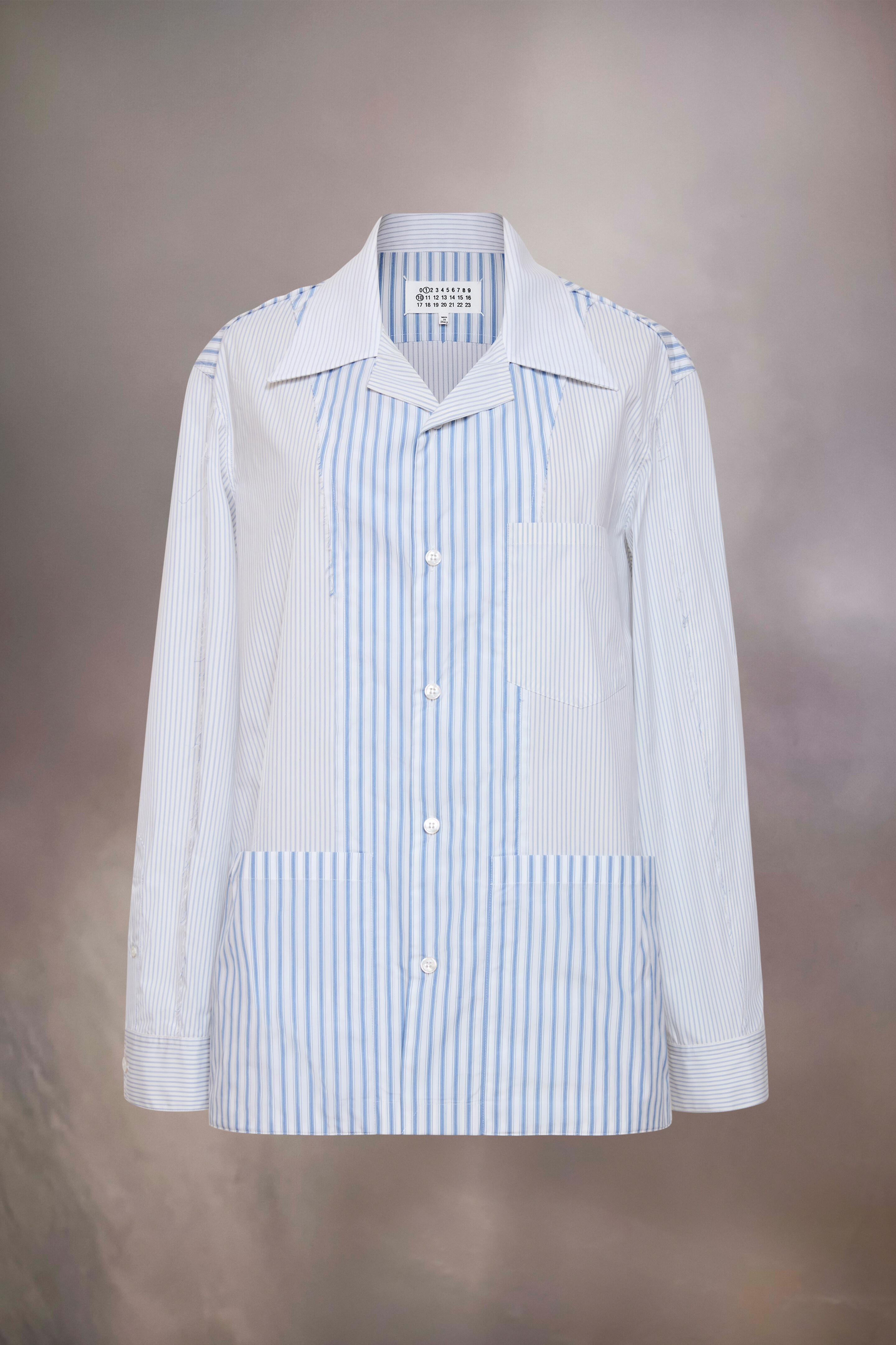 Patchwork stripe shirt - 2