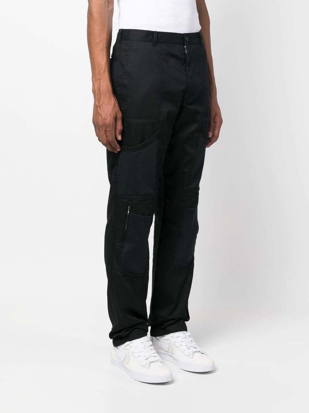 slim-fit cargo trousers - 3