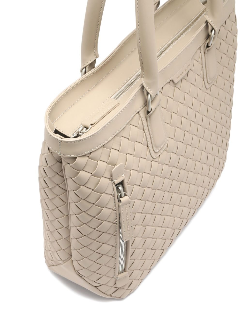 leather tote bag - 5