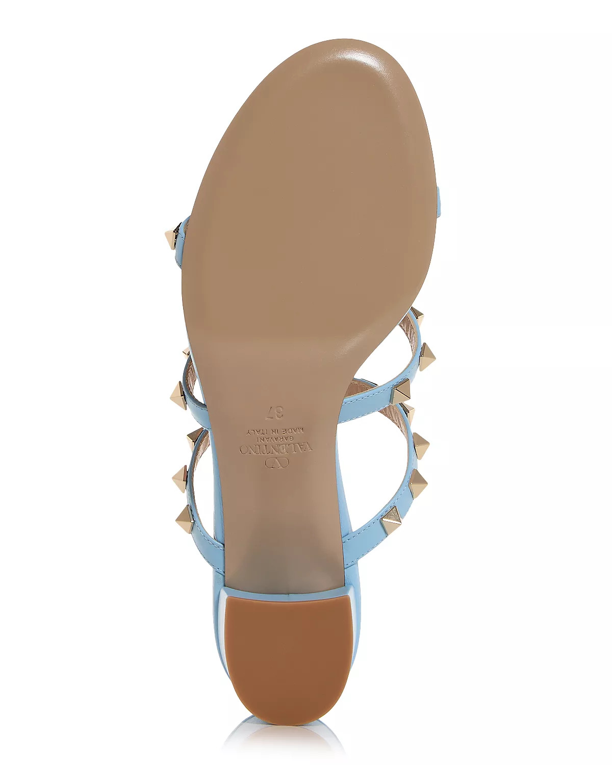 Women's Rockstud Block Heel Slide Sandals - 7