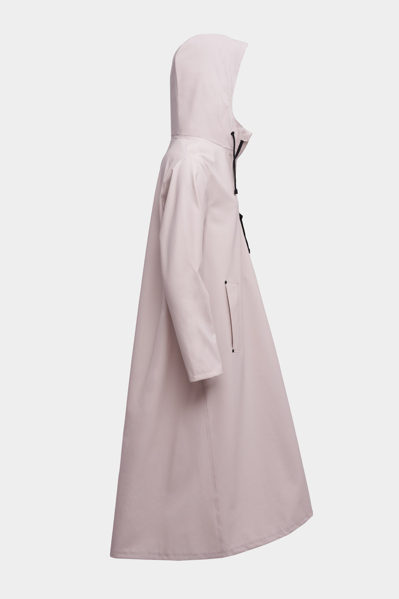 Mosebacke Long Lightweight Zip Raincoat Light Sand 5