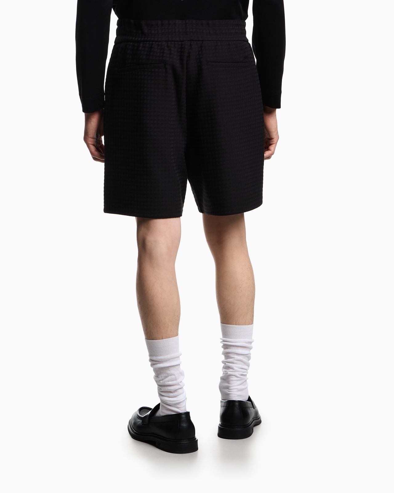 ASV LYOCELL-BLEND JACQUARD JERSEY BERMUDA SHORTS - 3