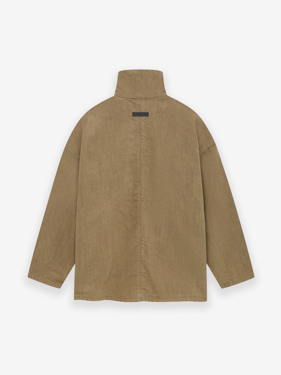 Full Zip Denim Shirt - 2