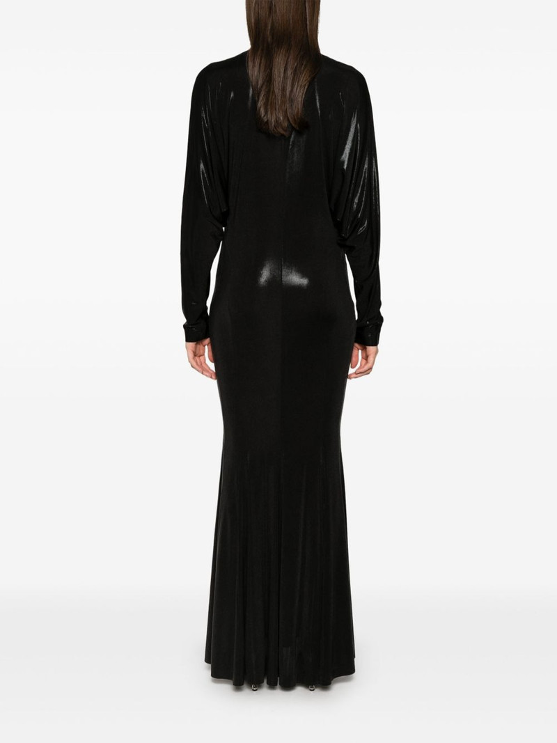 V-neck fishtail dress 4