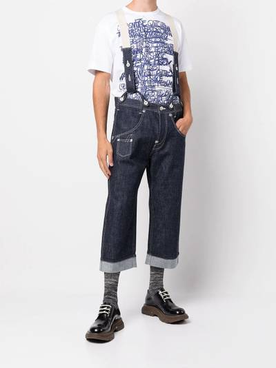 Junya Watanabe MAN slogan-print cotton T-shirt outlook