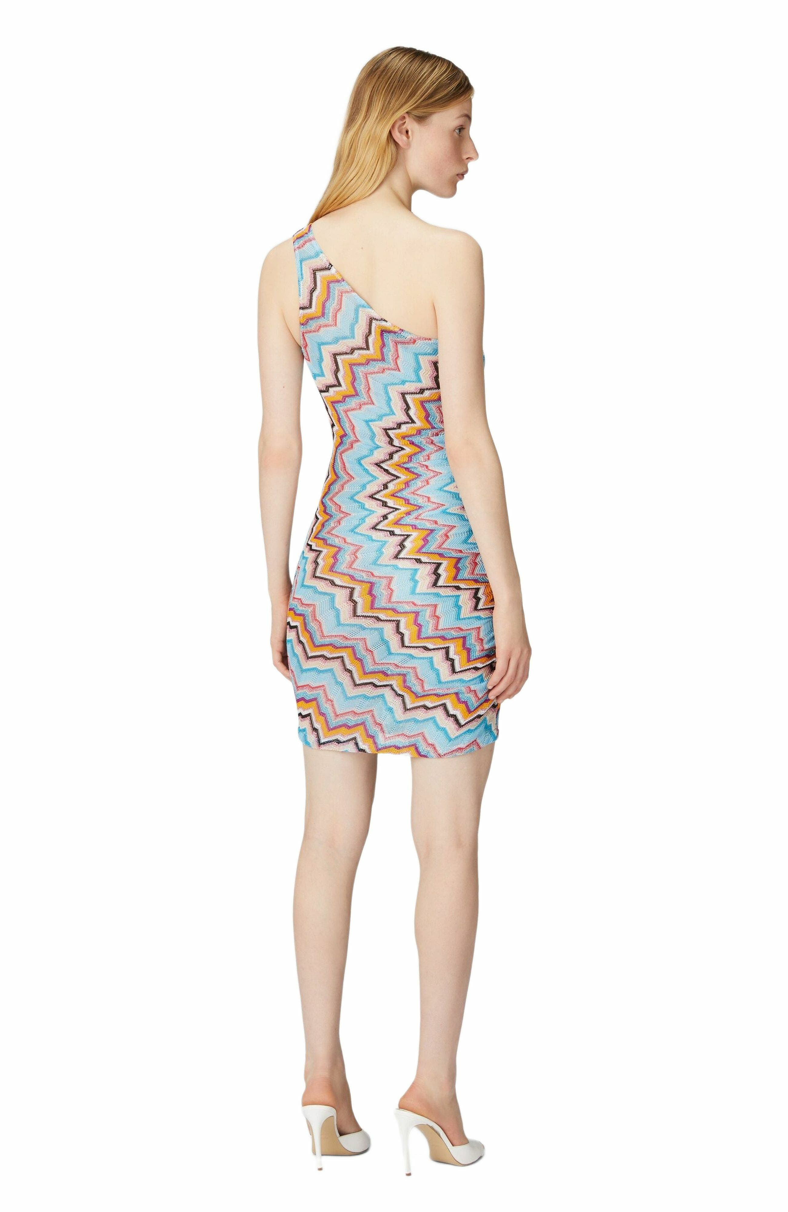 Missoni Short One-shoulder Cover-up With Zig Zag Pattern in Multicoloured at Nordstrom - 2