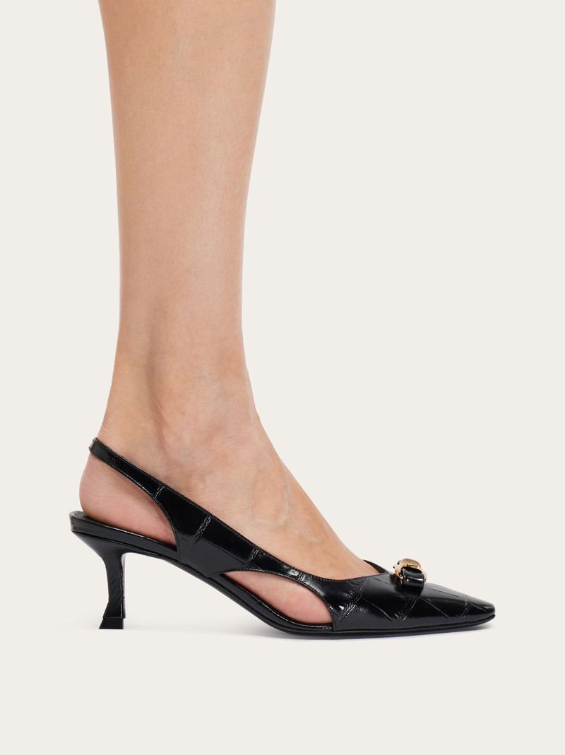 FERRAGAMO Slingback with mini bow outlook