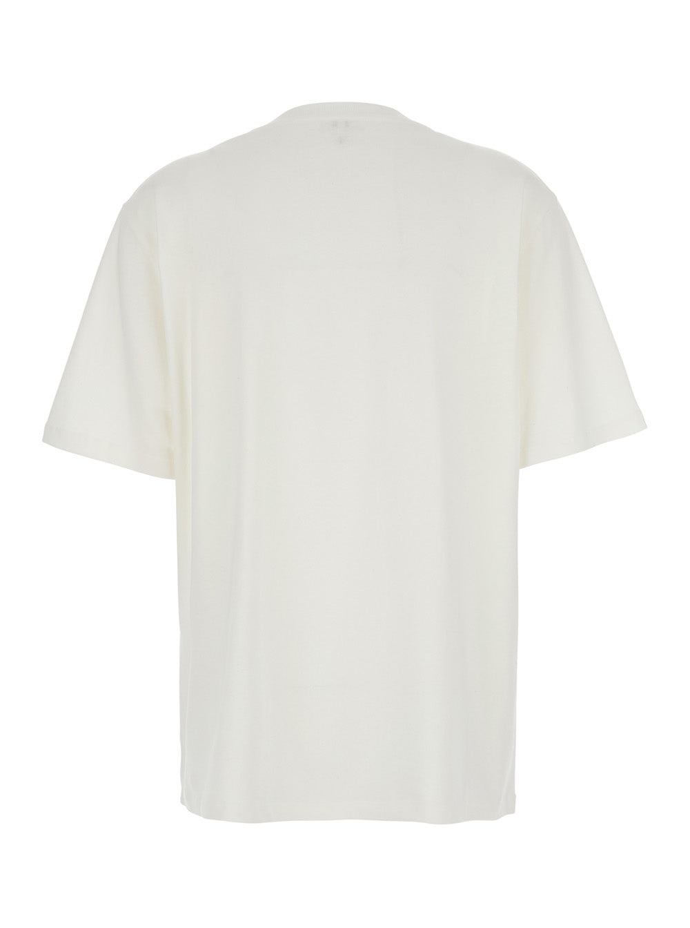 Chloé Women White Crewneck T-Shirt With Logo Print On The Front In Cotton Woman - 2