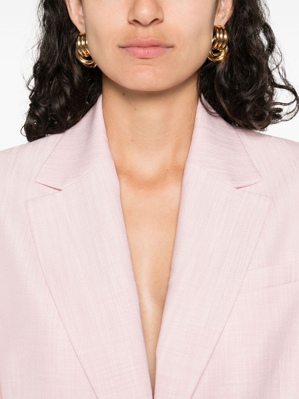 single-breasted blazer - 5