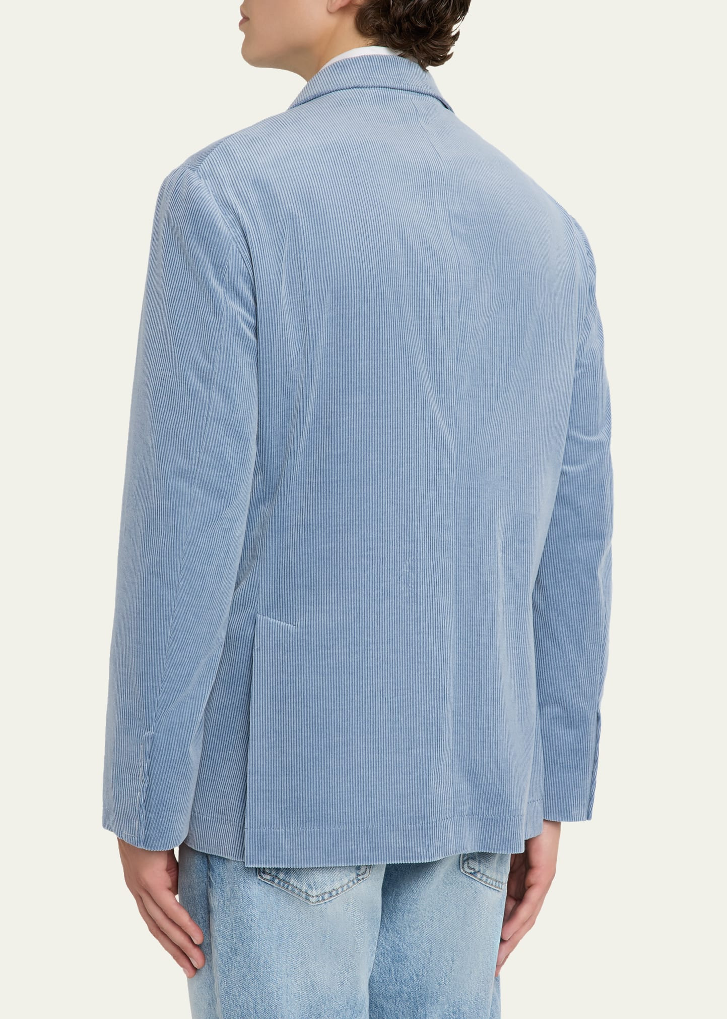 Men's Cotton and Cashmere Corduroy Sport Coat - 3