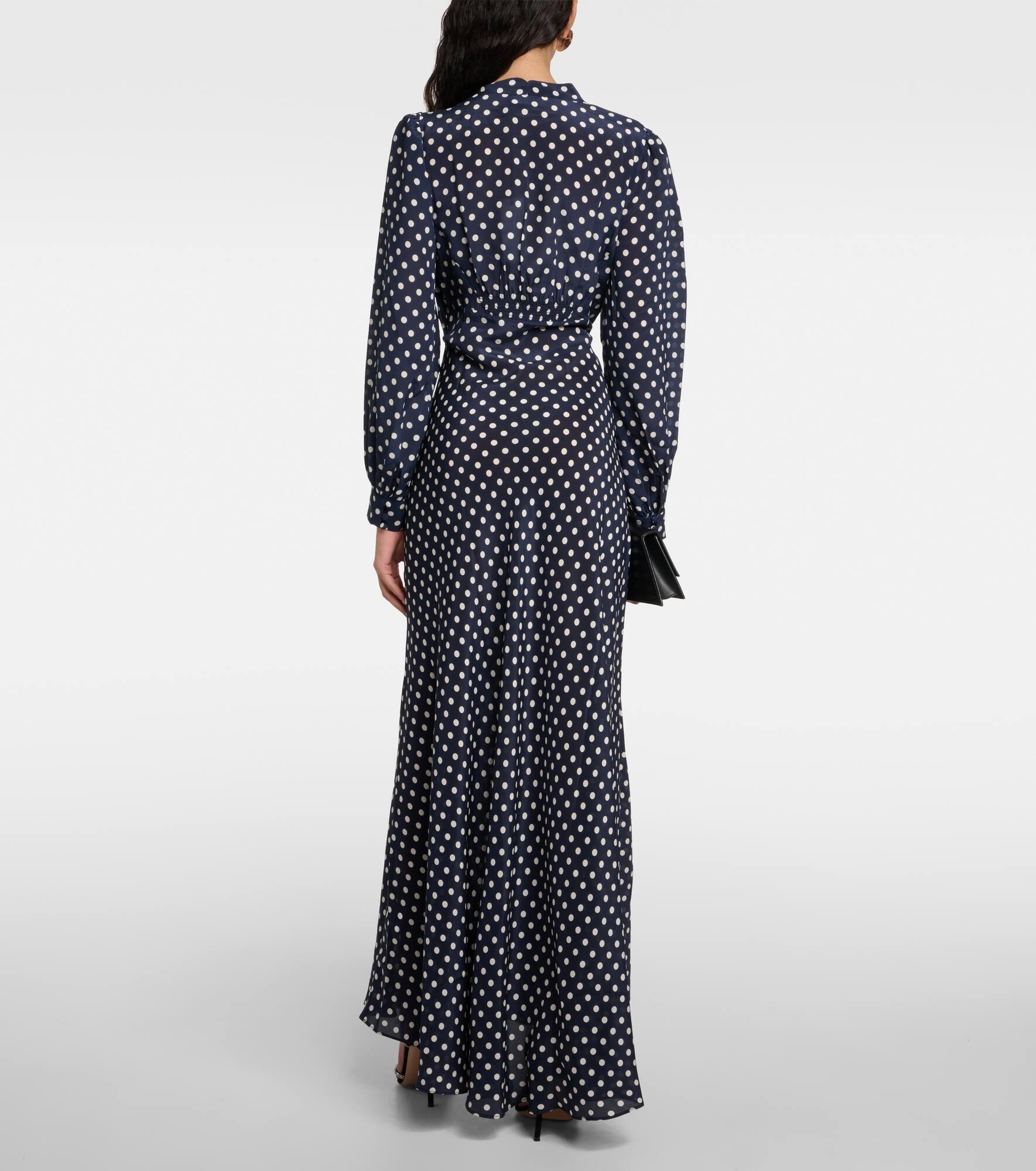 Emory polka-dot silk maxi dress - 3
