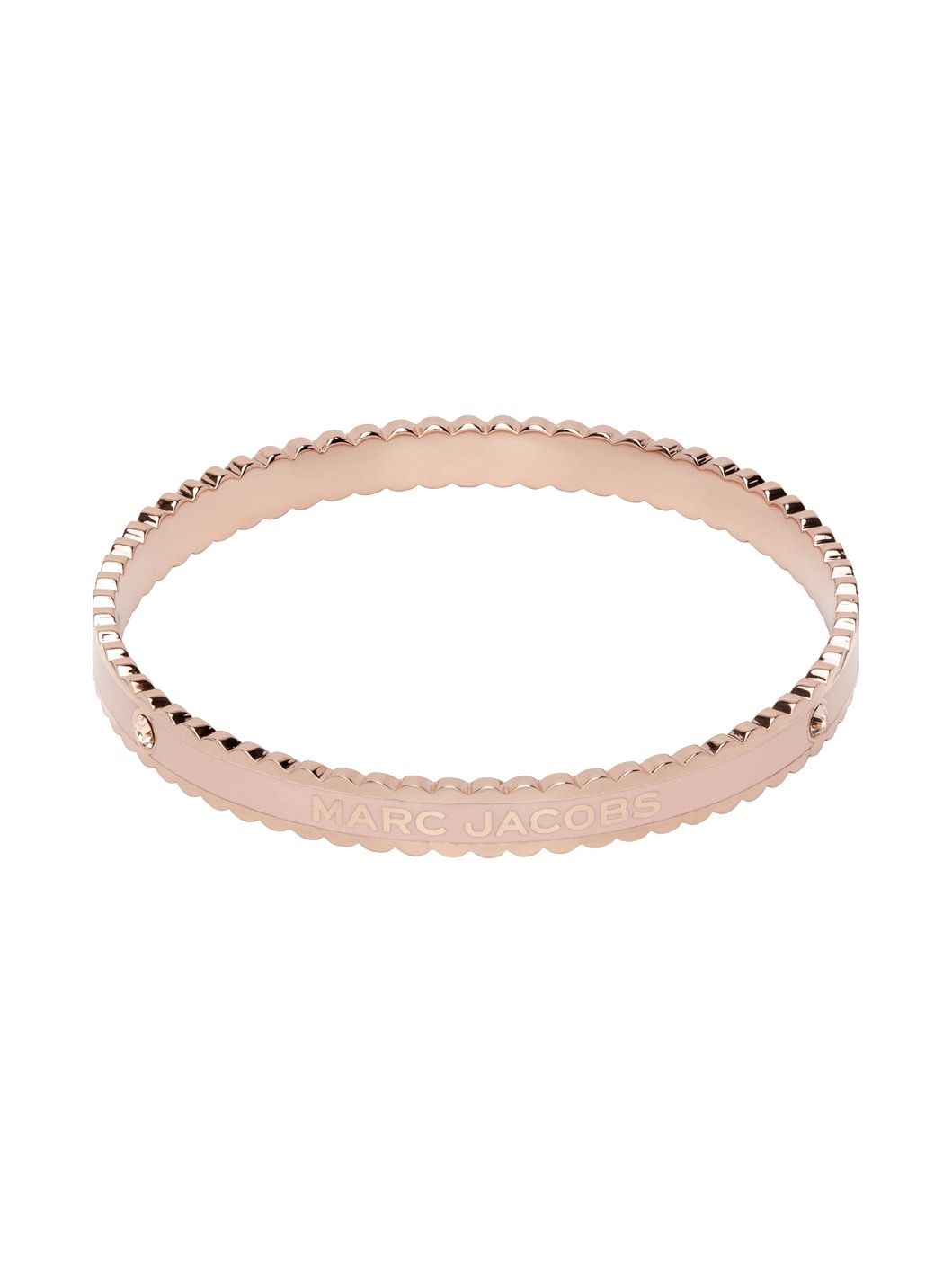 Rose Gold 'The Scallop Medallion' Bracelet - 1