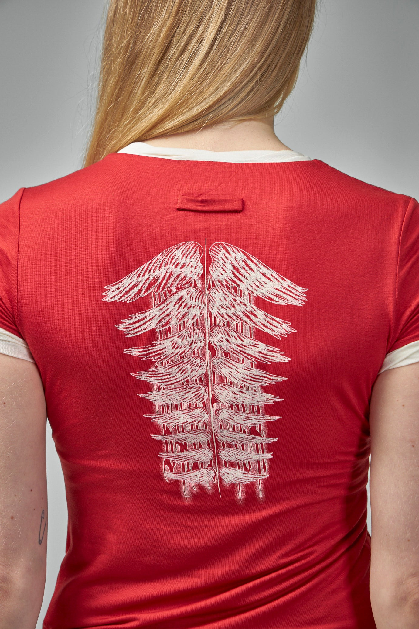 Thin Jersey Baby-Tee Printed ''Tattoo'' - 5