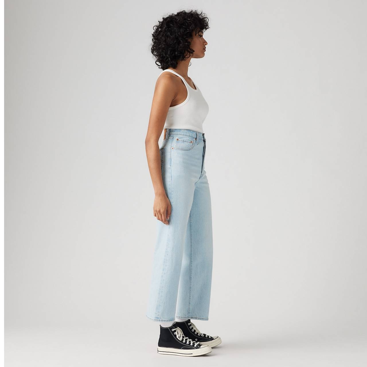 RIBCAGE STRAIGHT ANKLE WOMEN'S JEANS - 5