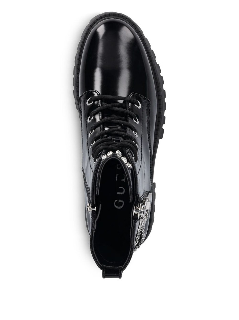 lace-up chain-detail boots 4