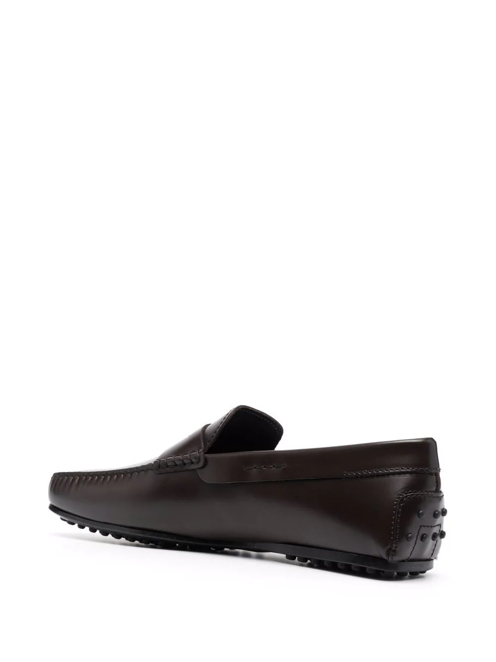 leather slip-on loafers - 3