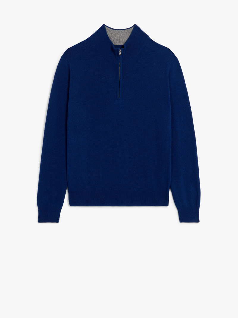 IN AND OUT NAVY WOOL SWEATER | GKM-203 1
