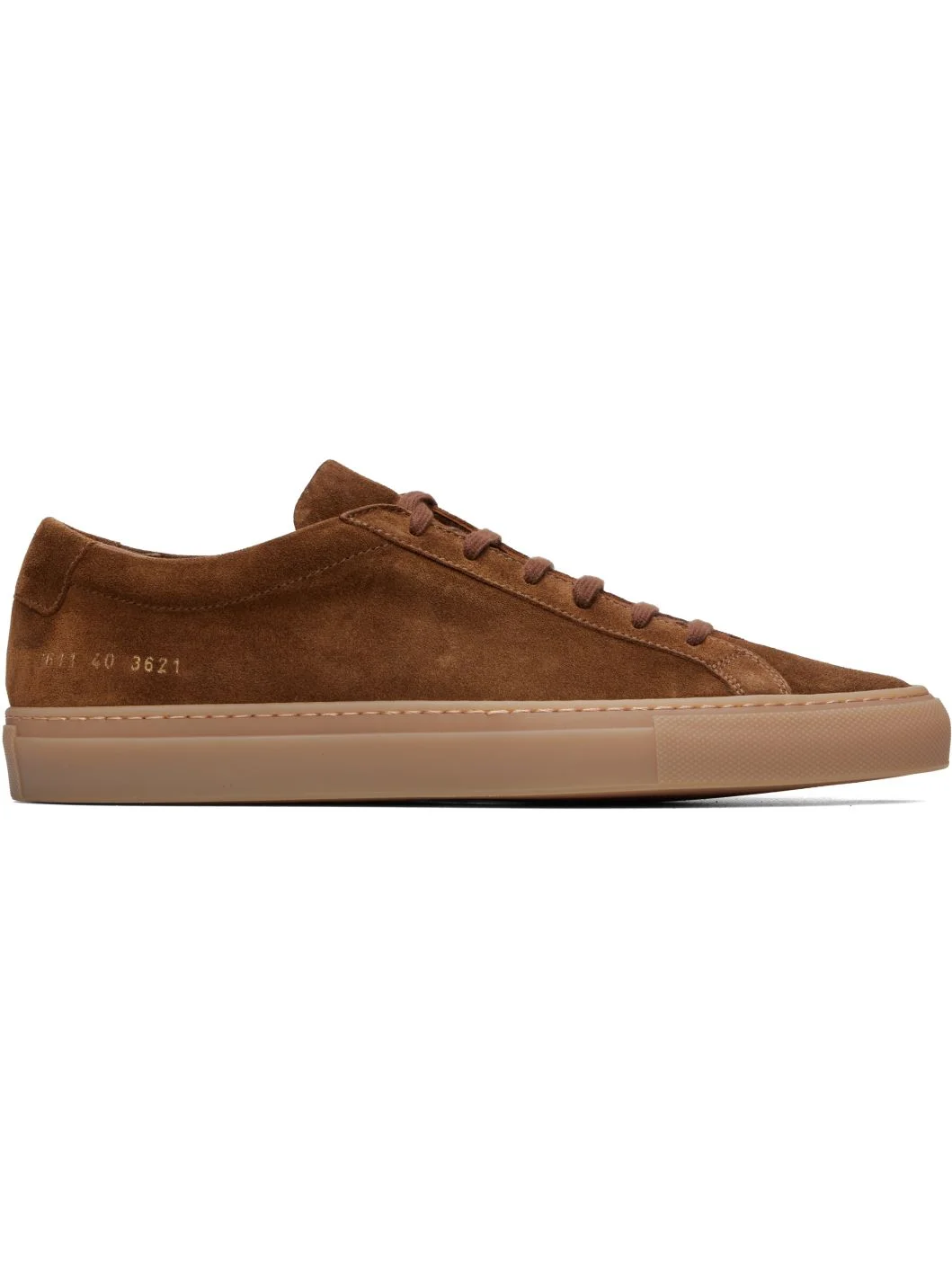 Brown Achilles Premium Suede Sneakers - 1