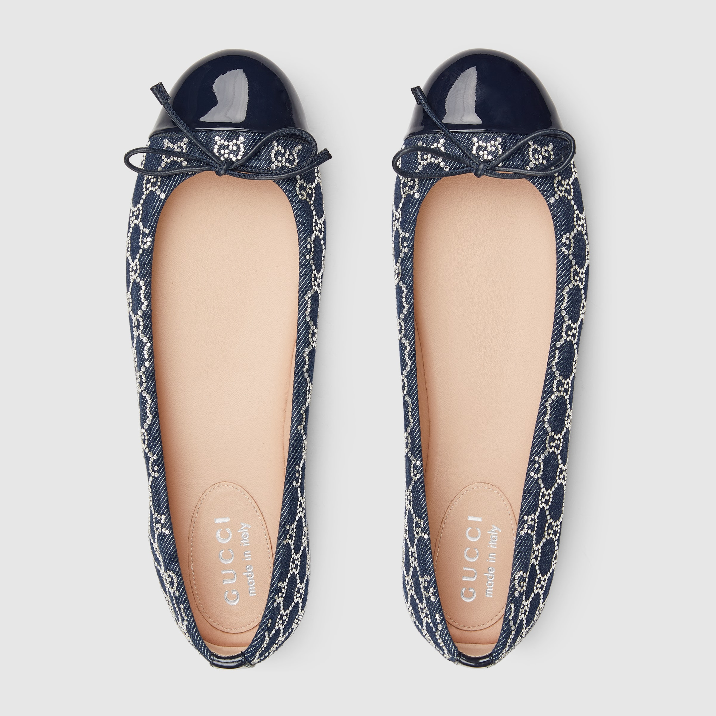 Women's GG crystal ballet flat - 5