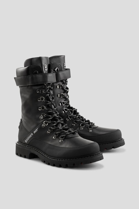 Helsinki x Bond 007 boots with spikes in Black - 3