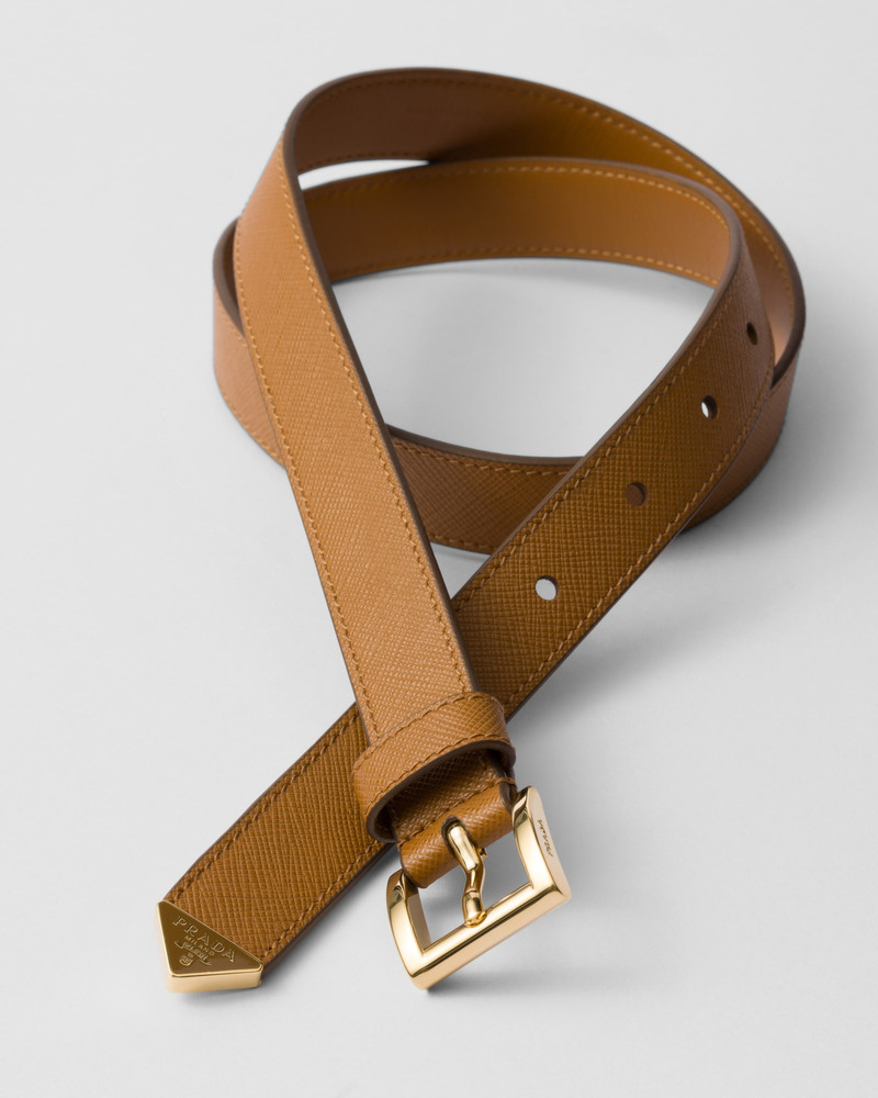 Prada Saffiano leather belt outlook