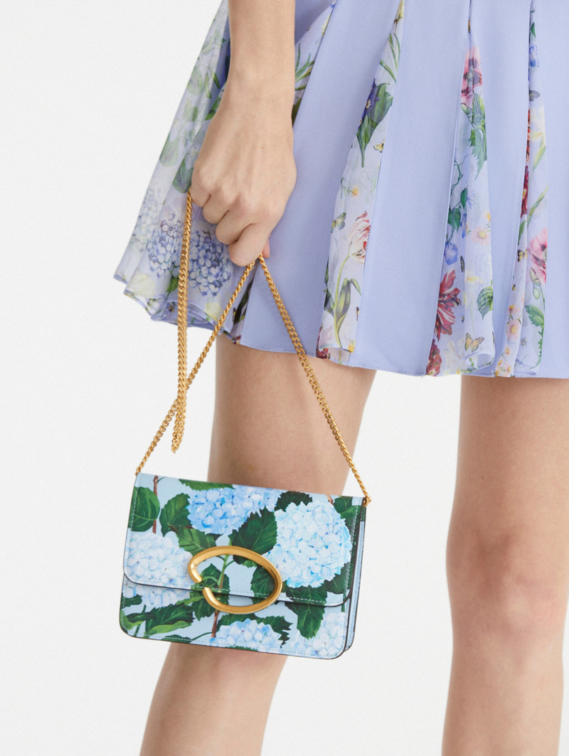 Oscar de la Renta HYDRANGEA PRINTED O POCHETTE outlook
