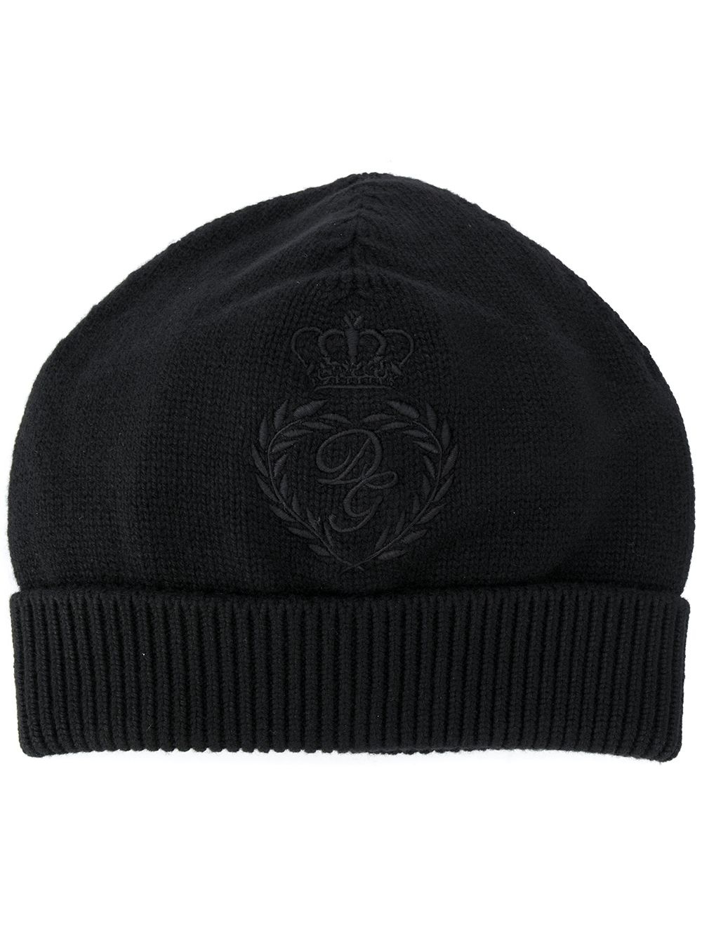 logo embroidered beanie - 1